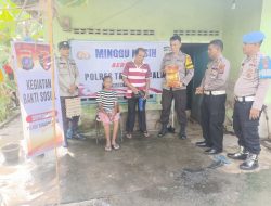 Peduli Sesama, Polres Tanjungbalai Berbagi Melalui Minggu Kasih