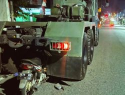 Pemotor Tabrak Kenderaan Dinas TNI, Satu Orang Meninggal