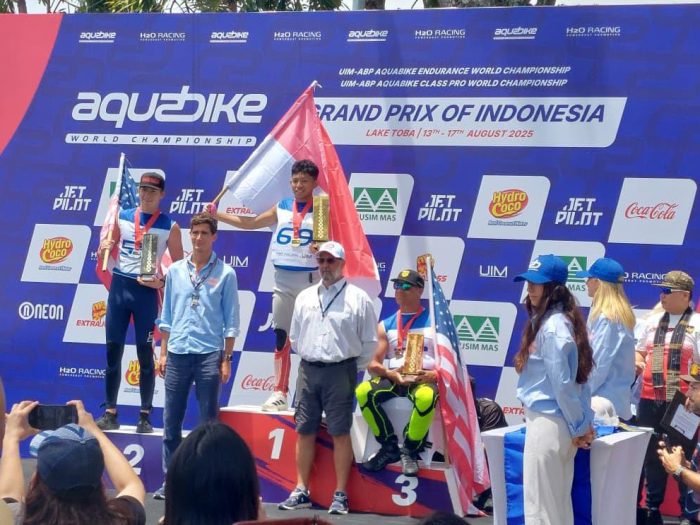 Polda Sumut Sukses Amankan Pengumuman Juara Endurance Aquabike Toba 2025