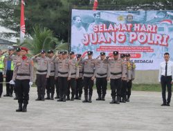 Polres Sergai Gelar Upacara Peringatan Hari Juang Polri