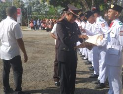 Polsek Datuk Bandar Berikan Reward kepada Anggota Paskibra