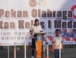 Rutan Kelas I Medan Buka Pekan Olahraga Sambut HUT RI ke-80
