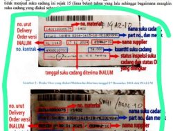 PT Inalum Diduga Terima Barang Rekanan ‘Binaan’ Tanpa Merek dan Logo
