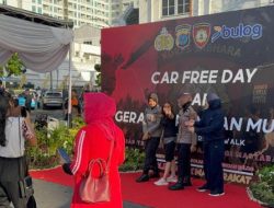 Meriahkan Car Free Day, Ditsamapta Polda Sumut Gelar GPM