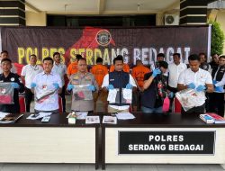 Polres Sergai Ungkap Kasus Kriminal Diwilayah Hukumnya, 4 Orang Diamankan