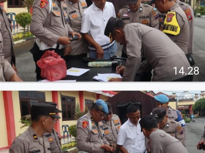 Polresta Deli Serdang Lakukan Pemeriksaan Senpi
