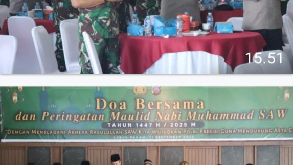 Polresta Deli Serdang Peringati Maulid Nabi 1447 H dan Do’a Bersama