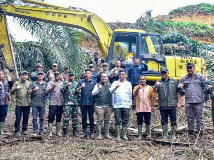 Satgas PKH Tertibkan Lahan Ilegal di Aceh Tamiang