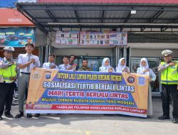 Satlantas Polres Sergai Gencarkan Patroli dan Edukasi Keselamatan Berlalulintas