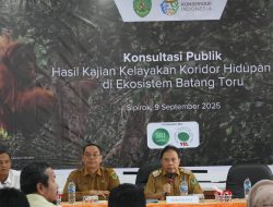 Wabup Tapsel Buka Konsultasi Hasil Studi Kelayakan Empat Koridor Satwa