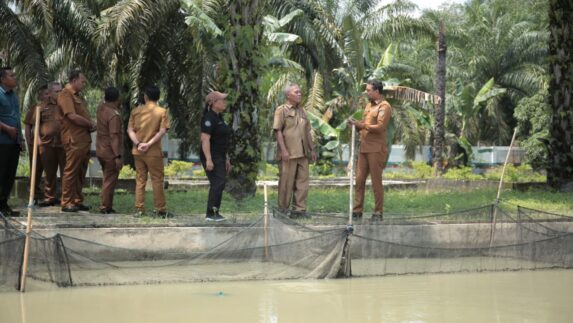 Bupati Labusel Tinjau Balai Benih Ikan di Torgamba
