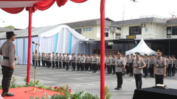 Kapolda Pimpin Sertijab Kapolrestabes Medan dan Dirresnarkoba Poldasu