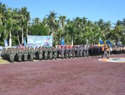 Lanal TBA Gelar Upacara Peringatan HUT ke-80 TNI