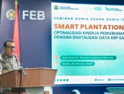 PTPN IV PalmCo Gandeng USU Kembangkan Riset Digitalisasi Perkebunan Nasional