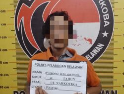 Polres Pelabuhan Belawan Tangkap Pengedar dan Pengguna Sabu