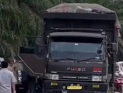 Puluhan Kendaraan Milik Perusahaan di Aceh Tamiang Mayoritas Gunakan Plat BK