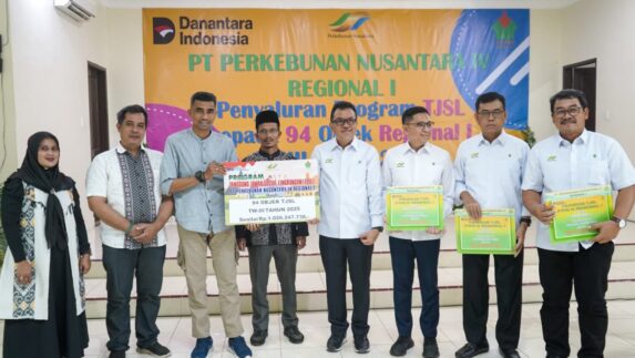 Tunjukkan Konsistensi BUMN, PTPN IV Regional I Salurkan Dana TJSL Triwulan III Rp1 Miliar