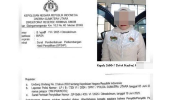 Jadi Tersangka Dugaan Penipuan, Kepala SMKN 1 Dolok Masihul Masih “Gentayangan”