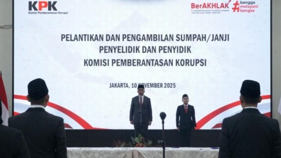 Penyelidik dan Penyidik KPK yang Baru Resmi Dilantik