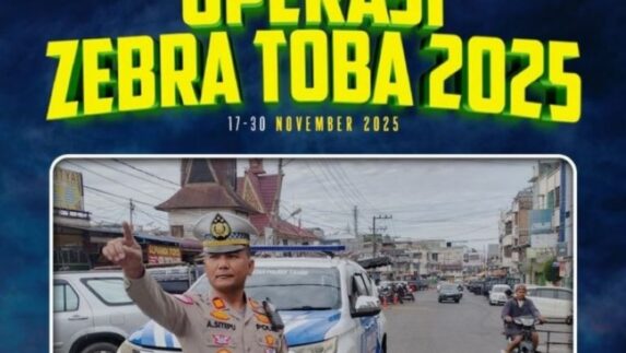 Polda Sumut Gelar Operasi Zebra Toba 2025