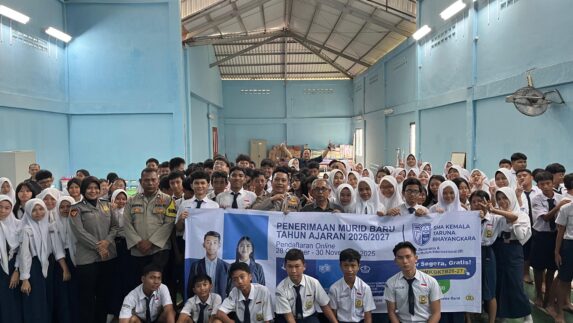 Polres Pelabuhan Belawan Sosialisasikan Penerimaan Murid Baru SMA Kemala Taruna Bhayangkara