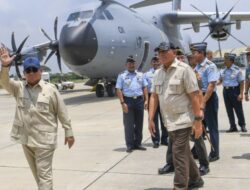 Prabowo Perintahkan Airbus A400M untuk Misi Kemanusiaan