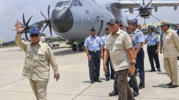 Prabowo Perintahkan Airbus A400M untuk Misi Kemanusiaan