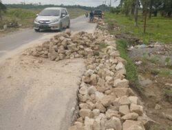 Bupati Langkat Sumbang Batu Gunung, Masyarakat Ucapkan Terimakasih