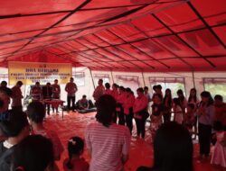 Distribusikan Bansos untuk Korban Bencana, Polres Sibolga Gelar Do’a Bersama