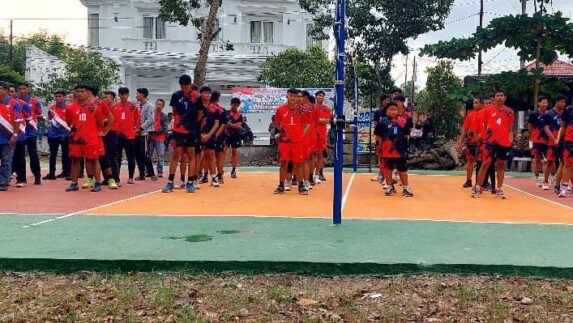 Kasat Binmas Polres Tanjungbalai Hadiri Pembukaan Turnamen Voli