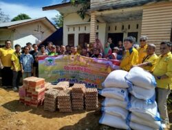 Partai Golkar Salurkan Bantuan untuk Warga Terdampak Bencana di Tapsel