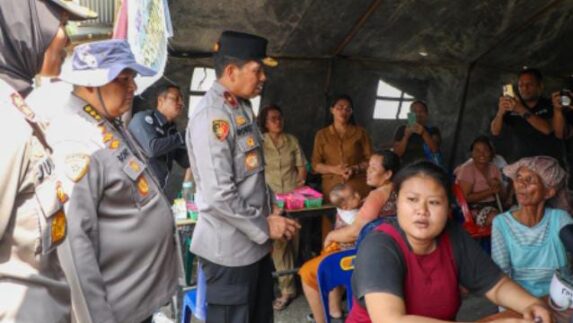 Polda Sumut Pastikan Penanganan Banjir di Batang Kuis Berjalan Cepat