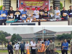 Polres Sergai Musnahkan Barang Bukti Tindak Pidana Narkoba