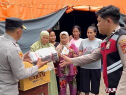 Polres Simalungun Salurkan Bantuan Makanan ke Tapteng dan Sibolga