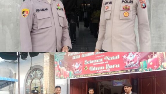 Polres Tanjungbalai Siagakan Personel di Sejumlah Gereja