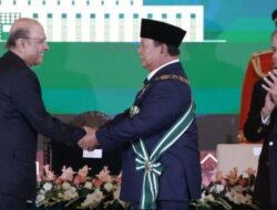 Prabowo Terima Penghargaan dari Presiden Pakistan