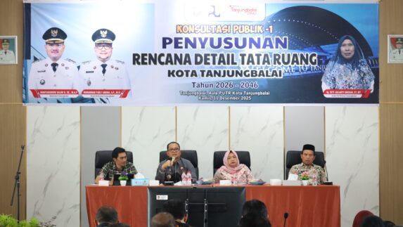 Wakil Walikota Tanjungbalai Buka Konsultasi Publik Penyusunan RDTR 2026-2046