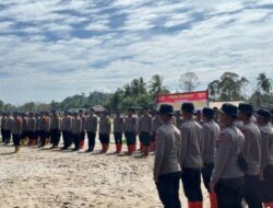 Kenaikan Pangkat Ditengah Misi Kemanusiaan, Brimob Polda Sumut Gelar Upacara Sederhana