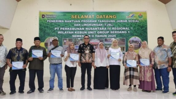 Melalui TJSL PTPN IV Regional 1, Holding Perkebunan Nusantara Perkuat Sinergi Daerah