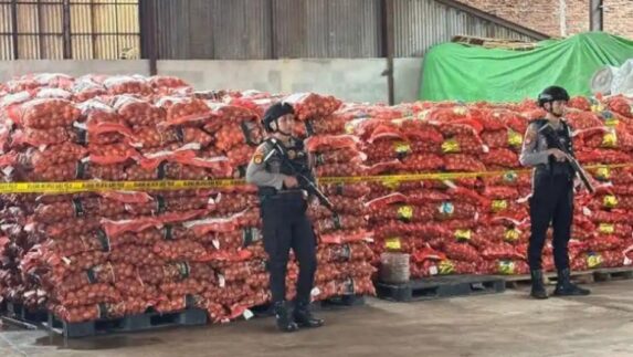 Polisi Tetapkan 1 Tersangka Kasus Ratusan Ton Bawang Bombay Ilegal di Semarang