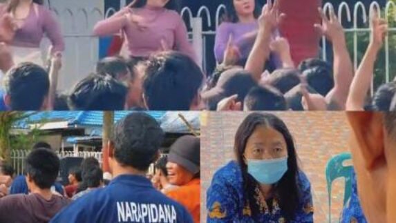 Rutan Kelas I Medan Laksanakan Pembinaan Jasmani dan Tes Urine Warga Binaan