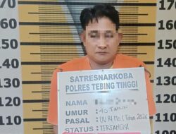 Polres Tebing Tinggi Ungkap Penyalahguna Sabu 20,25 Gram