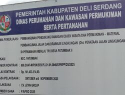 Bendahara Desa Patumbak II Diduga Salahgunakan Wewenang Terima Proyek dari Pemkab Deli Serdang