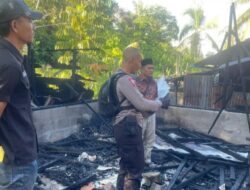 Cekcok dengan Istri, Pria di Tapteng Nekat Bakar Rumah Sendiri
