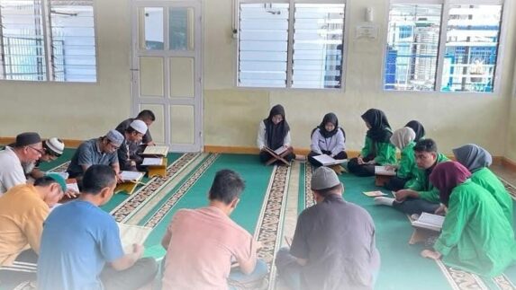 Dibalik Jeruji Lapas Kelas IIB Padangsidimpuan, Lantunan Ayat Suci Al-Qur’an Mengalun