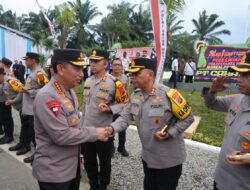 Kapolres Sergai Sambut Kunjungan Kapolri dan Ketua Komisi IV