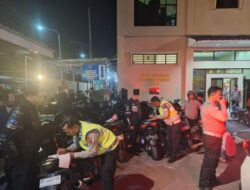 Polres Samosir Amankan Puluhan Motor Knalpot Brong