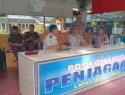 Sat Binmas Polres Tebingtinggi Sambangi Lapas Kelas II B