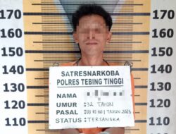 Polres Tebing Tinggi Tangkap Pemilik Sabu di Bandar Khalifah