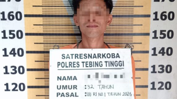 Polres Tebing Tinggi Tangkap Pemilik Sabu di Bandar Khalifah